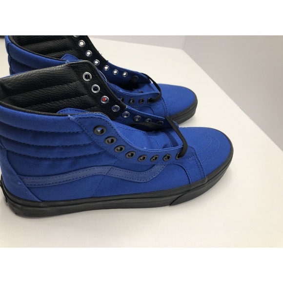 Vans Unisex Sk8-Hi True Blue Black Skate Shoe 10 Mens - Picture 5 of 9